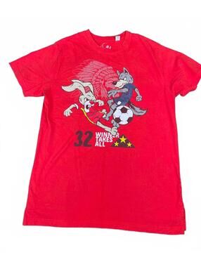 Hustle Gang Red Graphic T-Shirt XL